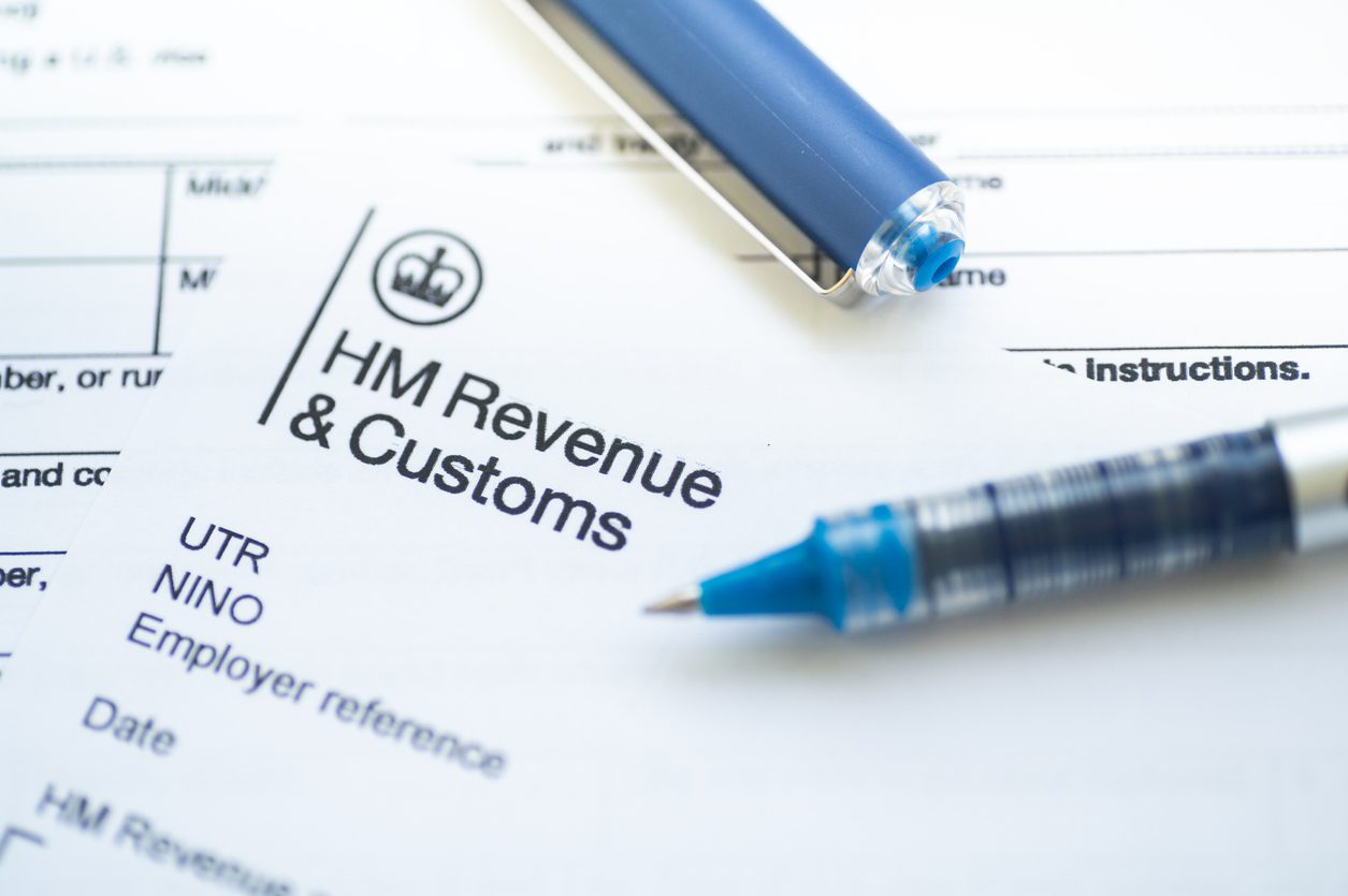 hmrc form with utr number
